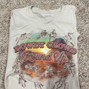rowdy crowd clothing tee